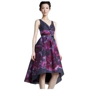 NWT! Lela Rose x Target | Neiman Marcus Silk/Cotton Watercolor Dress. Size 4.